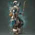 draw a fantasy character for dnd, pathfinder,