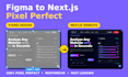 build a fast responsive nextjs website from figma or scratch