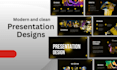 design  pitch deck, canva presentation, powerpoint slides, video presentation