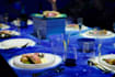 an immersive dinner table projection mapping