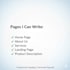 write SEO optimized website content in english and urdu