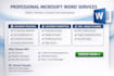 professional excel, word, tally and data entry services