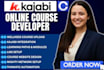 develop your wellness course on kajabi with learning path