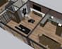 clean and functional architectural 3d model