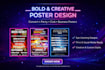 design bold event, club and concert flyer