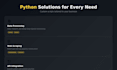 python automation, data processing, and API integration