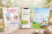 design easter flyer, card, post, banner, logo, video, brunch menu, egg hunt