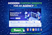 design and develop a modern responsive website