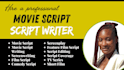 proofread script writing, refine plot, pacing, and character development