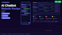 design ai chatbot website UI UX in figma with full chatbot integration