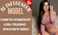 create a realistic ai influencer model for instagram content creators