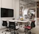 redesign office interior design, building layout cgi rendering,2d floor planning