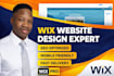 design responsive and SEO optimized wix website