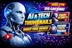 youtube thumbnail design ai thumbnails tech thumbnails