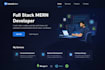 develop full stack mern web app with react node mongodb
