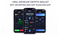 develop crypto wallet app decentralized app crypto exchange website loan app