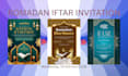 design elegant ramadan iftar invitations cards