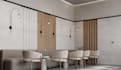 redesign restaurant interior layout rendering, coffee, lounge 3d visual, 3d cafe