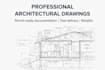 architectural drawings, adu construction plans and planning approval set