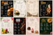 design professional restaurant, cafe, and food menu cards