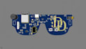 design smart glasses pcb and schematic with ai, camera, audio, qualcomm qcs610