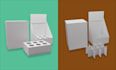 design product packaging, luxury box, label and 3d mockup