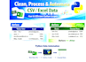 clean and organize your excel or CSV data