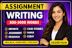 write english assignments, arabic assignments and reports