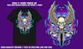 draw design chopper motorcycles for t shirt