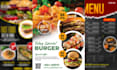 do restaurant food menu flyer poster brochure design