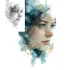 paint a colorful portrait in watercolor