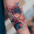 make comic cartoon anime tattoo design