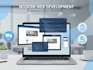 design a modern responsive website in HTML CSS js PHP