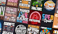 design unique illustrated and text merch design