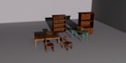model 3d game assets with pbr texturing