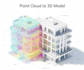 convert the point cloud into revit, rhino and sketchup 3d model