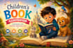 illustrate children storybook illustration, whimsical colour book and book cover