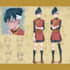 do a character design, character sheet, anime commissions