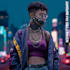 make cyberpunk character art