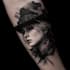 custom an abstract black tattoo design