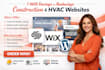 squarespace construction contractor service website design redesign hvac website
