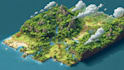 draw a unique vector or isometric map