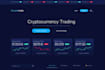 be crypto exchange website, crypto trading website, crypto exchange app, UI UX