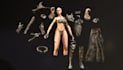 ue5 modular game character,pbr texture,human nsfw model,rig3d mesh, idol animate