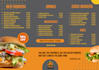 create a minimalist fast food logo and brochure set