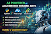 build ai powered algorithmic trading bot using python, pine script, metatrader