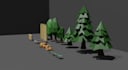low poly nature pack