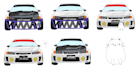 create professional custom car illustration in jdm style