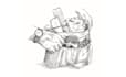 draw black and white sketch
