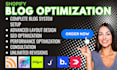 setup shopify blog system dropinblog shogun ecomposer zeno hypervisual optimizer